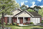 Ranch Style House Plan - 3 Beds 2 Baths 1023 Sq/Ft Plan #17-3019 