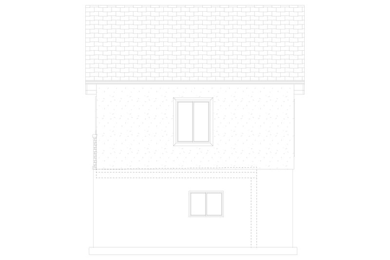 House Blueprint - Exterior - Other Elevation 2 for Traditional House Plan #1060-74, 0 bath