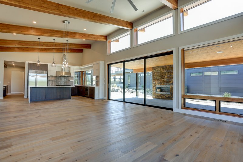 House Blueprint - Exterior - Outdoor Living for Contemporary House Plan #892-39 - 4 bed, 4.5 bath