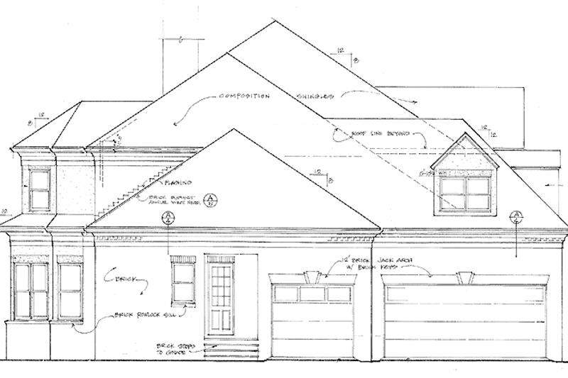 Dream House Plan - Exterior - Other Elevation for Classical House Plan #453-195 - 4 bed, 4.5 bath