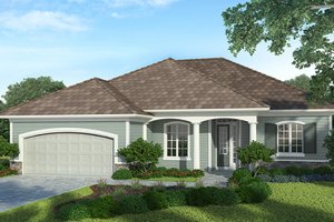 Exterior - Front Elevation 4 for Country House Plan #938-32 - 3 bed, 2.5 bath