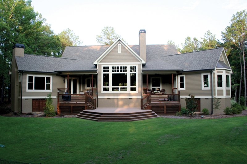 Home Plan - Exterior - Rear Elevation 1 for Craftsman House Plan #929-889 - 4 bed, 3 bath