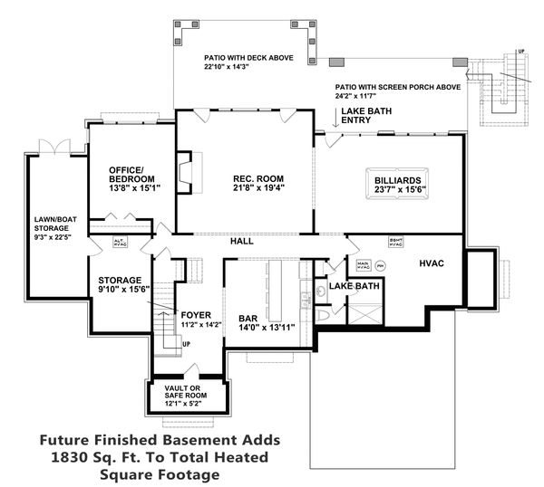 Dream House Plan - Future Finished Basement