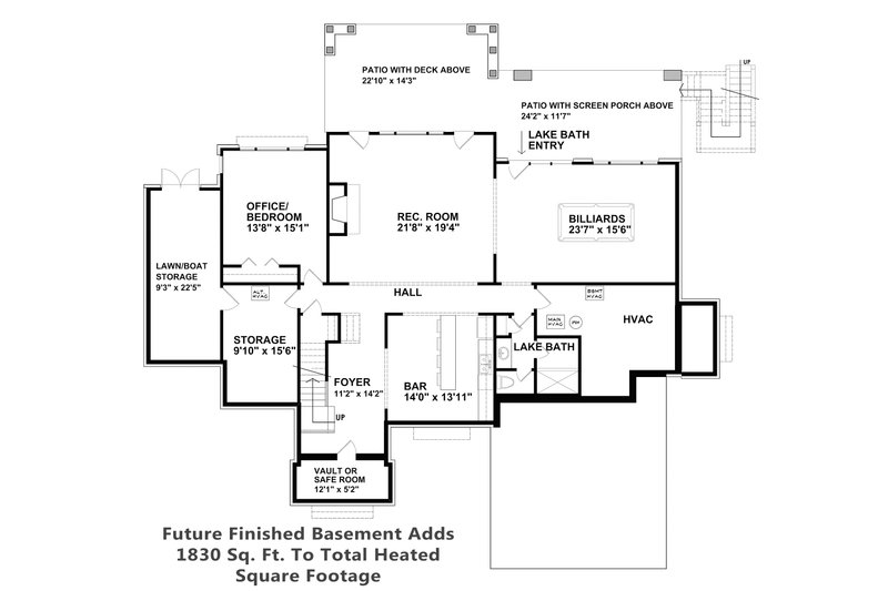 Home Plan - Future Finished Basement