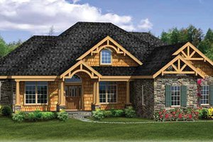 House Plan Design - Exterior - Front Elevation for Craftsman House Plan #314-290 - 4 bed, 3.5 bath