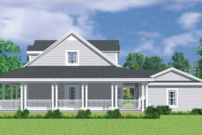Architectural House Design - Exterior - Other Elevation for Victorian House Plan #72-1132 - 3 bed, 2 bath