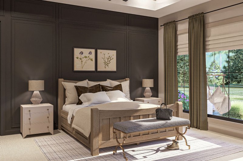 House Design - Interior - Master Bedroom for Country House Plan #455-344 - 2 bed, 2 bath