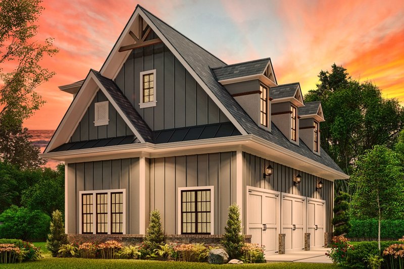 House Plan Design - Exterior - Other Elevation 1 for Modern House Plan #54-579, 0 bath