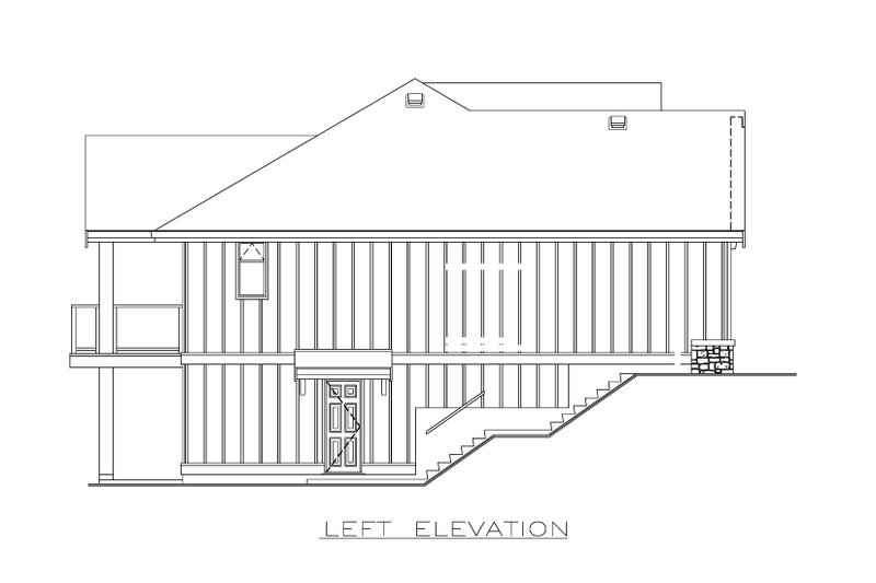 Architectural House Design - Exterior - Other Elevation for Farmhouse House Plan #1100-165 - 2 bed, 2 bath