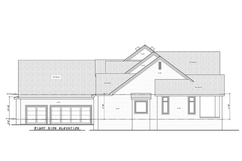 Dream House Plan - Exterior - Other Elevation 1 for Modern House Plan #20-2611 - 4 bed, 4.5 bath
