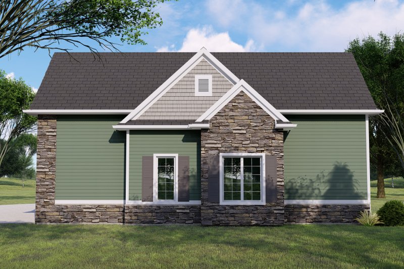 House Blueprint - Exterior - Other Elevation for Craftsman House Plan #1064-146, 0 bath
