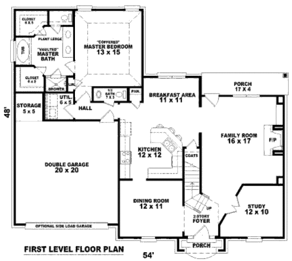 European Floor Plan - Main Floor Plan #81-13683