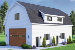 Home Plan - Country Exterior - Front Elevation Plan #932-1391