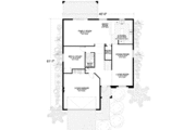 Mediterranean Style House Plan - 5 Beds 4 Baths 2817 Sq/Ft Plan #420-287 