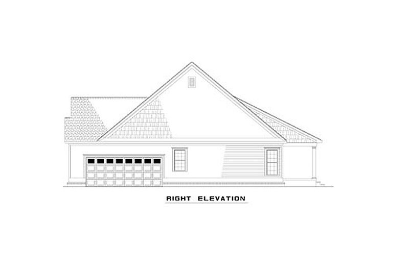 Home Plan - Exterior - Other Elevation 1 for Country House Plan #17-2478 - 3 bed, 2 bath