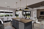 Farmhouse Style House Plan - 3 Beds 2.5 Baths 2137 Sq/Ft Plan #51-1217 
