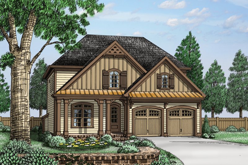 Home Plan - Exterior - Front Elevation 3 for Traditional House Plan #927-962 - 4 bed, 3 bath