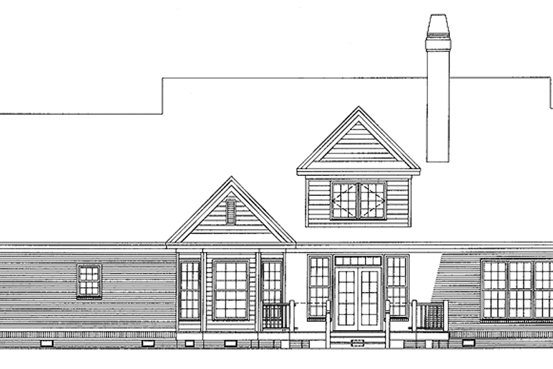 Classical Style House Plan - 3 Beds 2 Baths 1925 Sq Ft Plan #929-417 