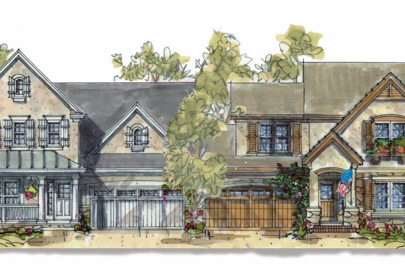 Home Plan - Cottage Exterior - Front Elevation Plan #20-1257