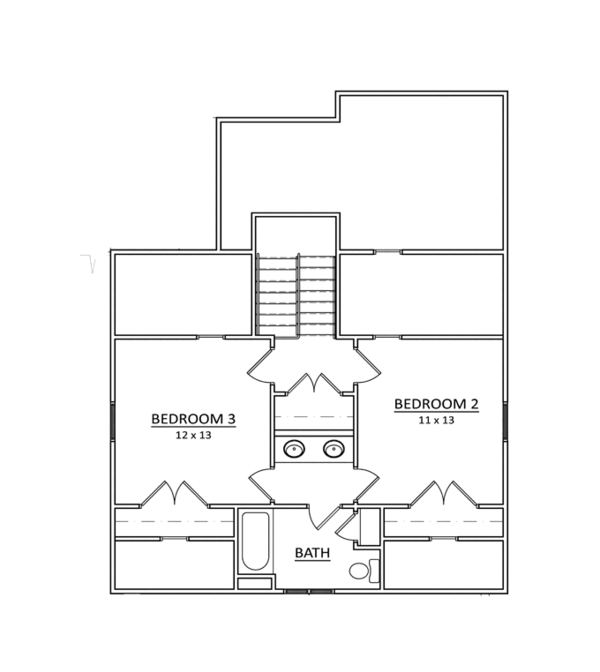 House Plan Design - Craftsman Floor Plan - Upper Floor Plan #936-11
