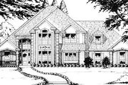 European Style House Plan - 3 Beds 2.5 Baths 2687 Sq/Ft Plan #40-395 