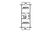 Bungalow Style House Plan - 4 Beds 1 Baths 1174 Sq/Ft Plan #312-761 