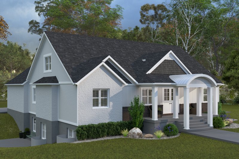 House Blueprint - Exterior - Front Elevation 5 for Craftsman House Plan #1060-479 - 3 bed, 2.5 bath