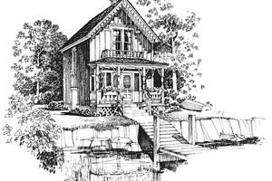Architectural House Design - Craftsman Exterior - Front Elevation Plan #1016-1
