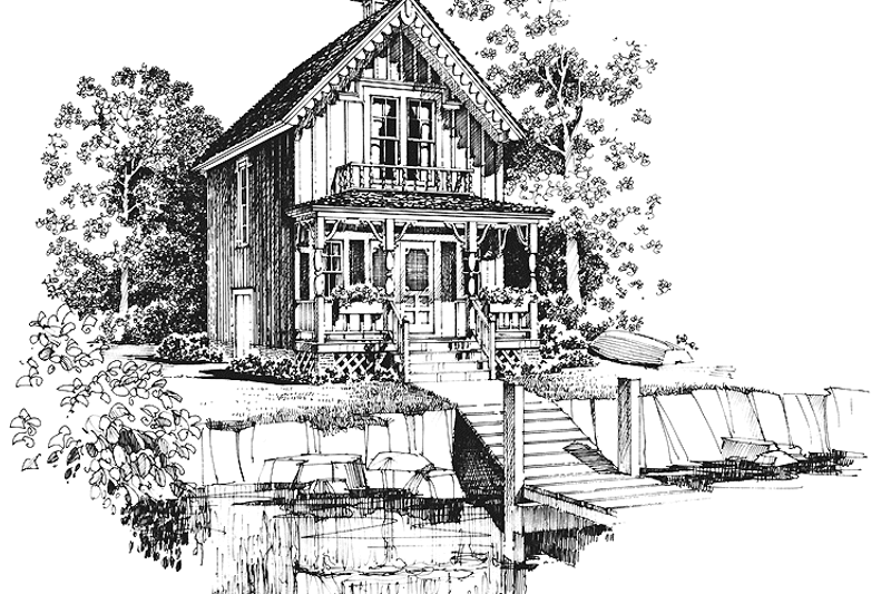 Dream House Plan - Craftsman Exterior - Front Elevation Plan #1016-1