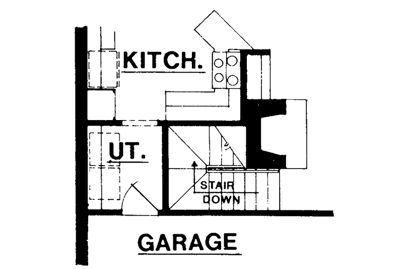 House Plan Design - Floor Plan - Other Floor for Ranch House Plan #40-453 - 3 bed, 2 bath