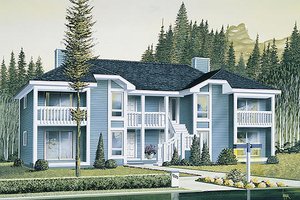 Traditional Exterior - Front Elevation Plan #57-419