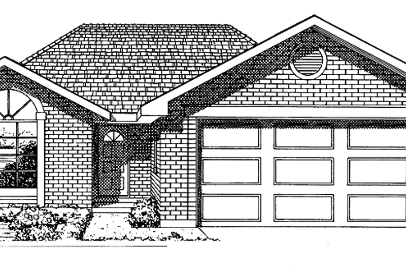 House Design - Ranch Exterior - Front Elevation Plan #310-997