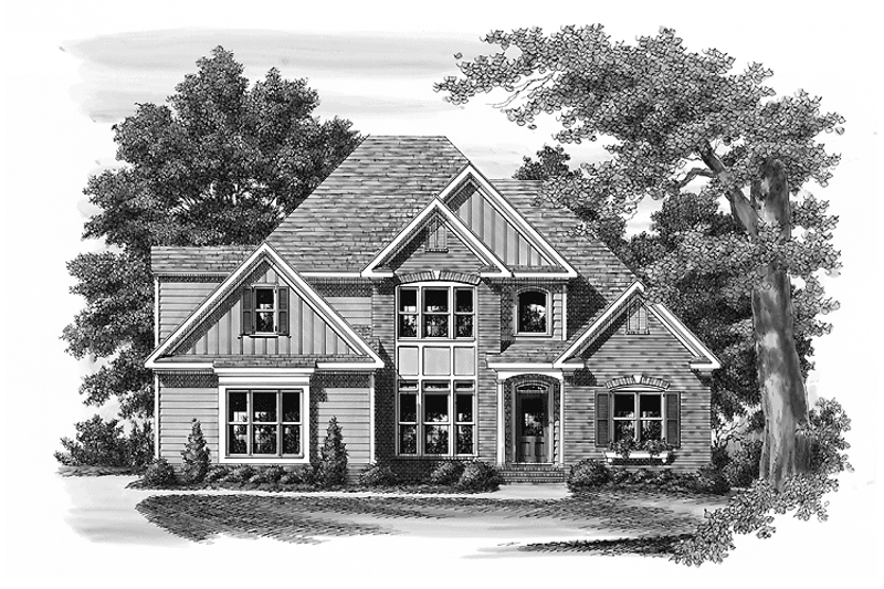 Home Plan - Exterior - Front Elevation 3 for Traditional House Plan #927-557 - 4 bed, 2.5 bath