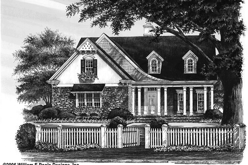 Dream House Plan - Craftsman Exterior - Front Elevation Plan #137-332