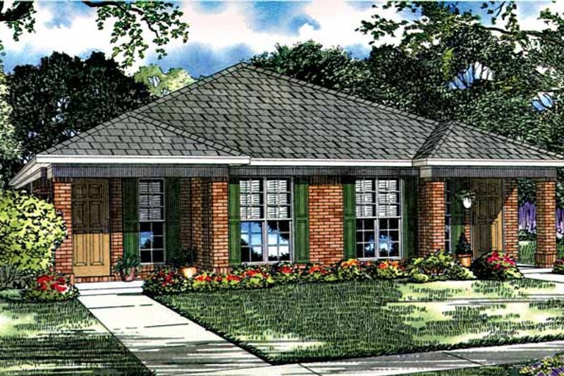 Home Plan - Ranch Exterior - Front Elevation Plan #17-2980