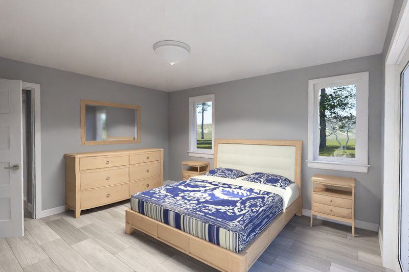 Dream House Plan - Interior - Master Bedroom 1 for Modern House Plan #513-2440 - 2 bed, 2 bath