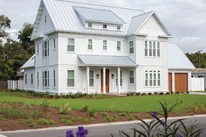 Farmhouse Exterior - Front Elevation Plan #1058-73