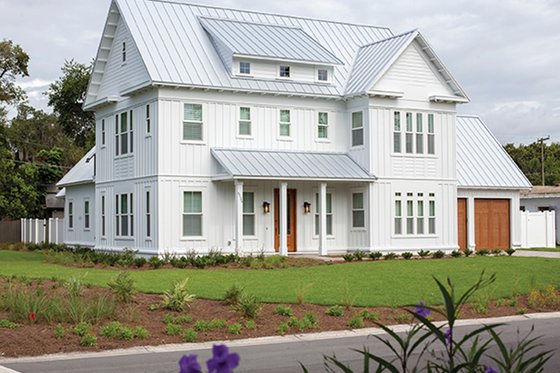 Farmhouse Exterior - Front Elevation Plan #1058-73