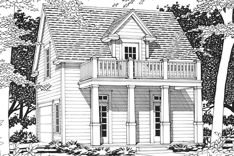 Architectural House Design - Traditional Exterior - Front Elevation Plan #472-314