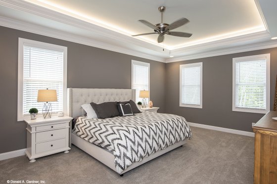 Interior - Master Bedroom for Craftsman House Plan #929-60 - 4 bed, 3.5 bath