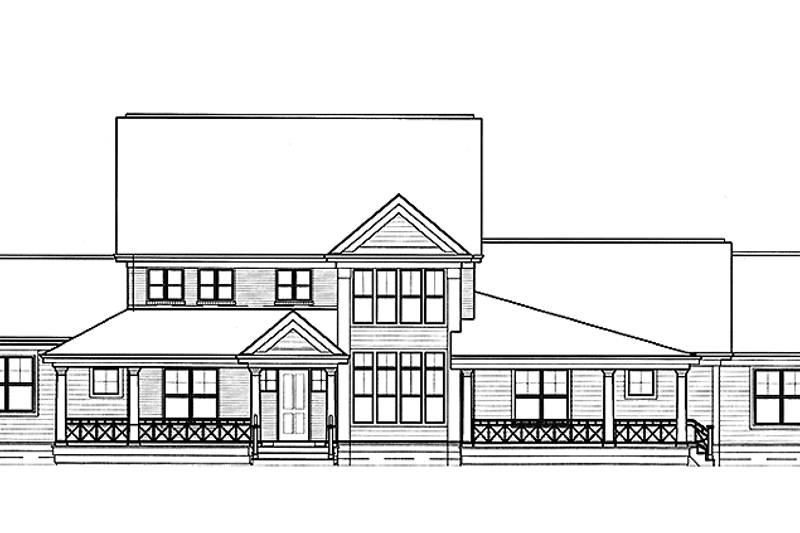 Home Plan - Country Exterior - Front Elevation Plan #978-9