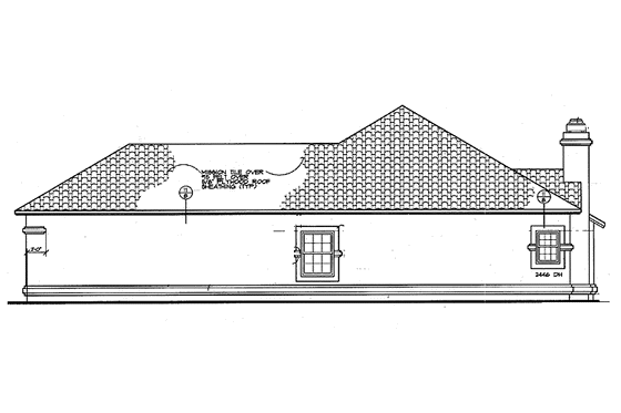 Floor Plan - Other Floor for Mediterranean House Plan #72-954 - 3 bed, 2 bath