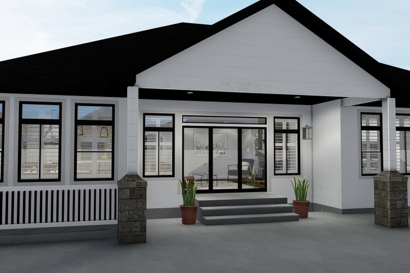 Home Plan - Exterior - Other Elevation 1 for Ranch House Plan #1060-30 - 5 bed, 3.5 bath