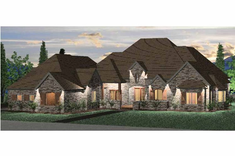 House Blueprint - Country Exterior - Front Elevation Plan #937-7