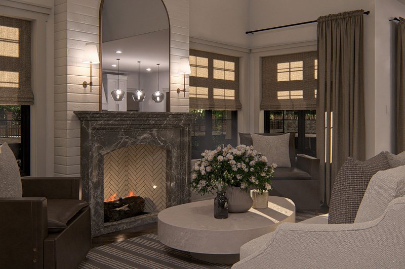 Home Plan - Interior - Family Room 1 for Modern House Plan #455-341 - 3 bed, 2.5 bath