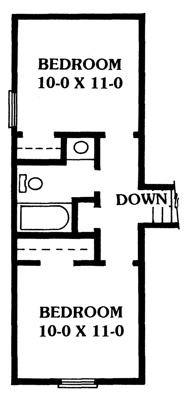 Home Plan - Victorian Floor Plan - Upper Floor Plan #1014-57