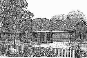 Home Plan - Country Exterior - Front Elevation Plan #968-2