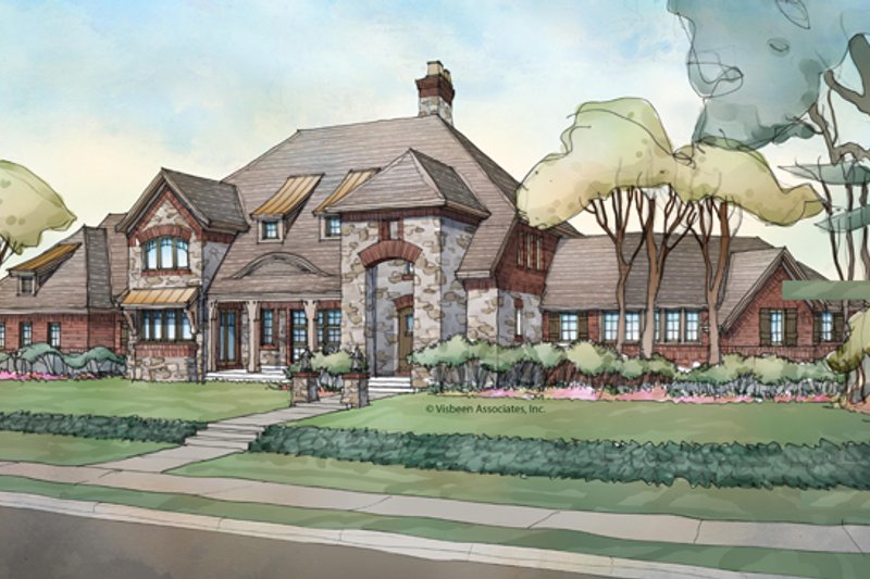 Dream House Plan - Exterior - Front Elevation 5 for Country House Plan #928-265 - 4 bed, 4.5 bath