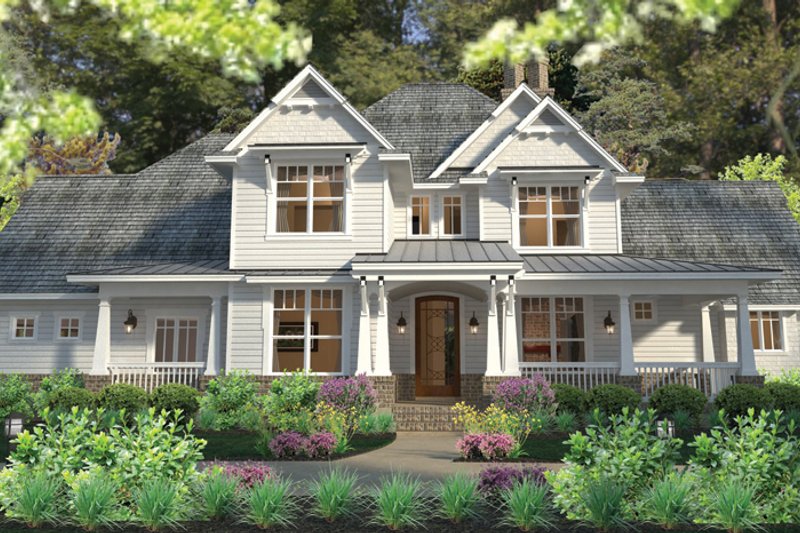 Architectural House Design - Exterior - Front Elevation 3 for Craftsman House Plan #120-248 - 3 bed, 2.5 bath