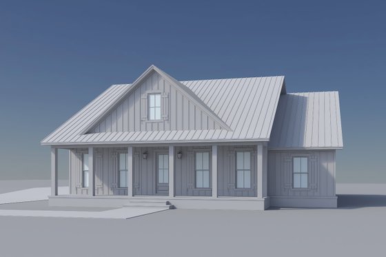 Exterior - Front Elevation 12 for Farmhouse House Plan #430-414 - 3 bed, 2.5 bath